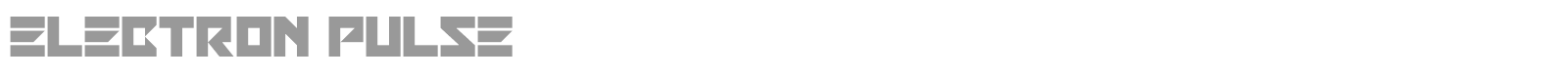 Electron Pulse font preview